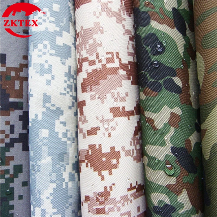 
Camouflage Printed oxford fabric For Tent Fabric 