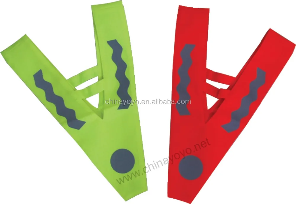 Детский светоотражающий жилет с V-образной