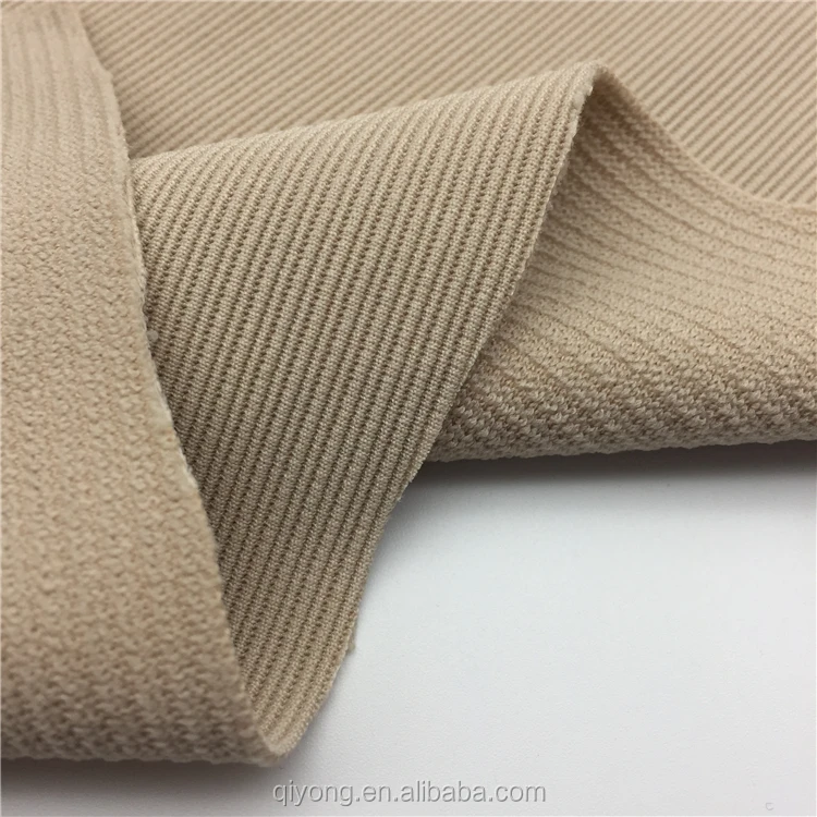 Shaoxing Textile Knitting Polyester Elastane Corduroy Fabric Dye Roll with Corrugated Lines for New Cloths