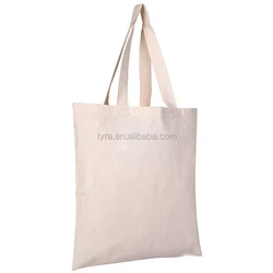 Cheap china blank cotton tote canvas tote shopping bag