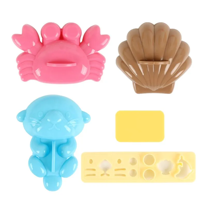 
Lovely Cute 3D DIY Chicken Bear Kawaii Sushi Curry Rice Mould Rice Ball Maker for Kids 