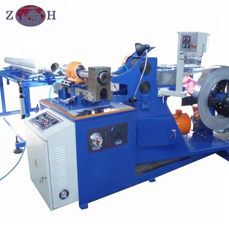 HVAC spiral duct machine for helix ventilation ducts