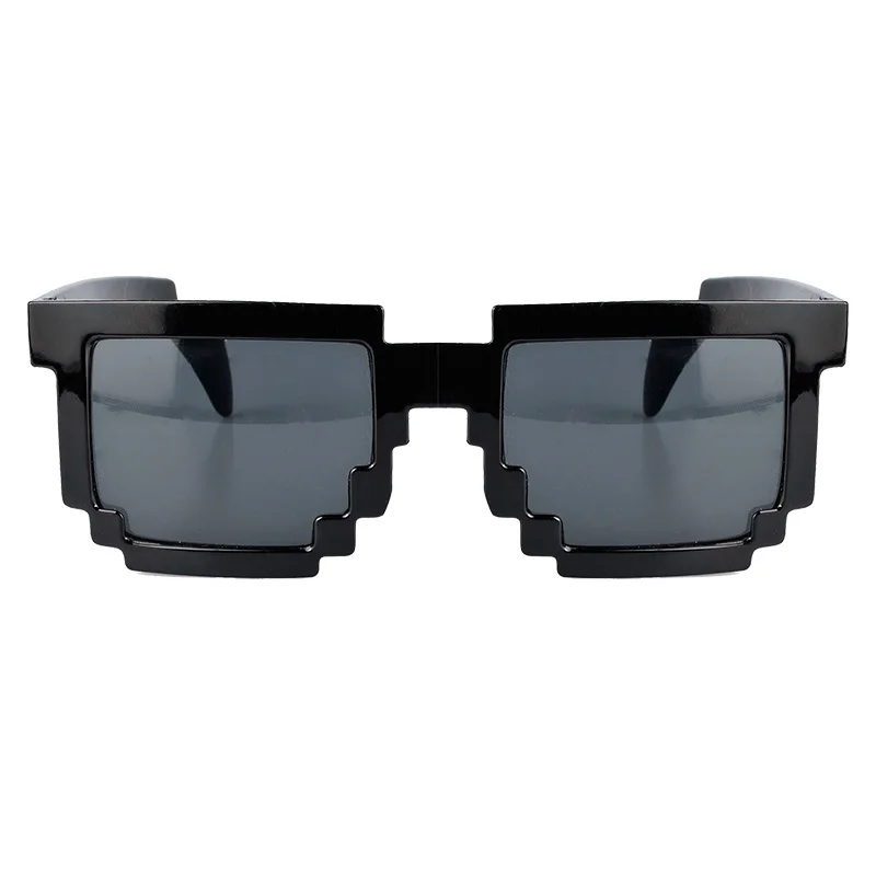 2024 BLONGU Pixel Thug Life Sunglasses Gamer Geek Glasses Nerd Video Gamer Party Pixel Sunglasses