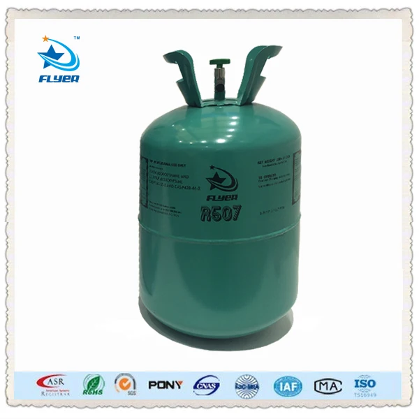 
R507 refrigerant gas replacement for R22 & R502 