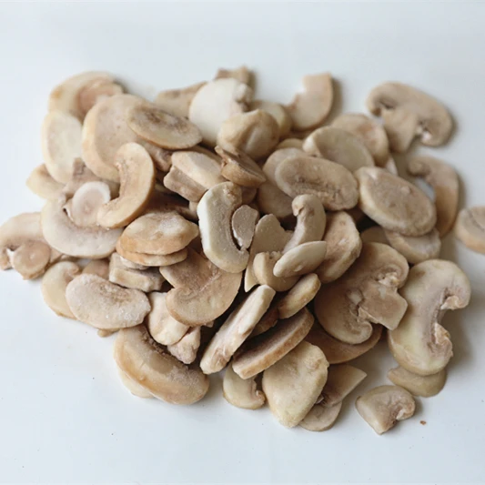 
2020 New Crop Wholesale Top Grade Thickness 4 - 6 mm IQF Frozen Champignon Mushroom Slices 
