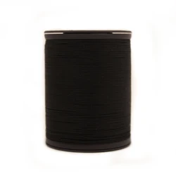 Hot popular 0.4mm high strength Polyester cotton Cored flat Round galaces braided Wax ramie Thread for DIY knitting weaving cord