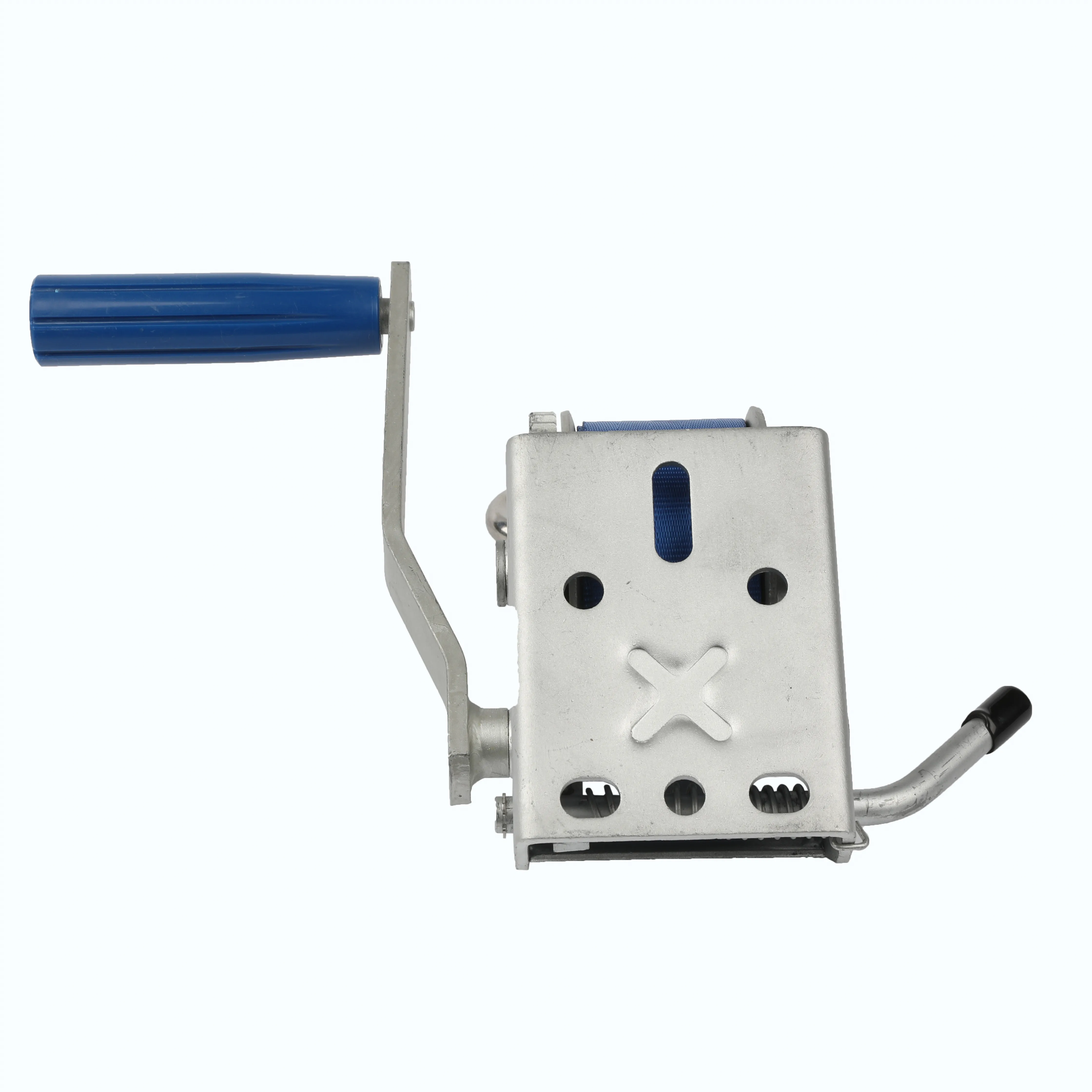 Custom 300kgs carbon steel mini rope hand puller winch for boat trailer