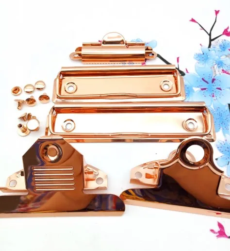 70 mm 110MM rose gold metal tooth clip for office folder