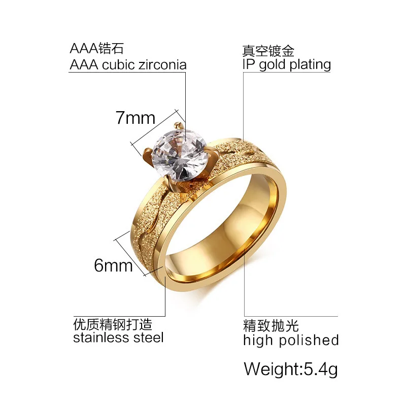 Simple india men gold ring design stainless steel engagement and wedding ring set with 14K gold ring