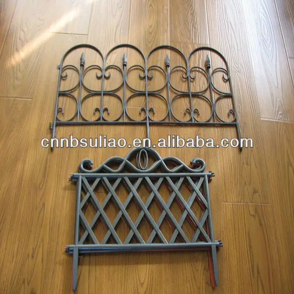 decorative garden fence,small garden fence,black garden fence