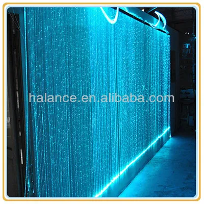 fibre optic lighting waterfall curtain 2 meters in length