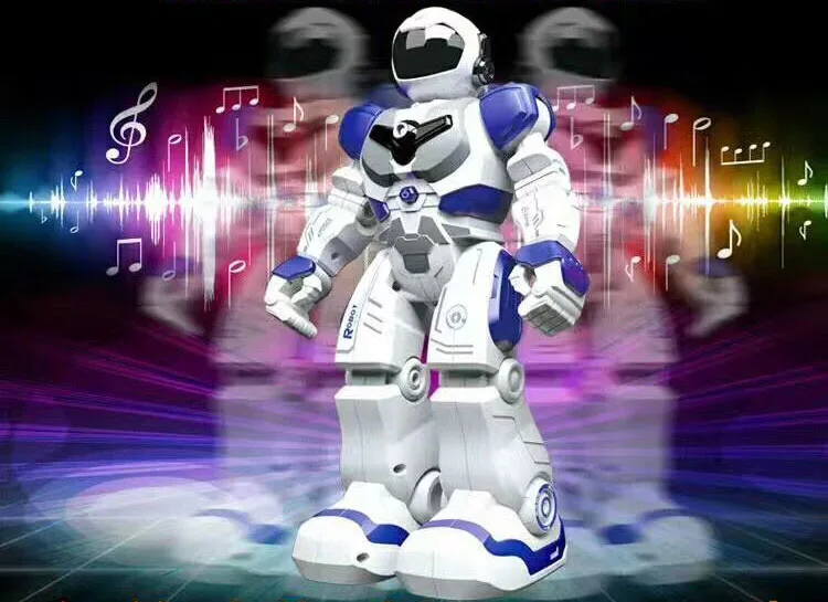 Newest smart humanoid robot, air gesture control robot