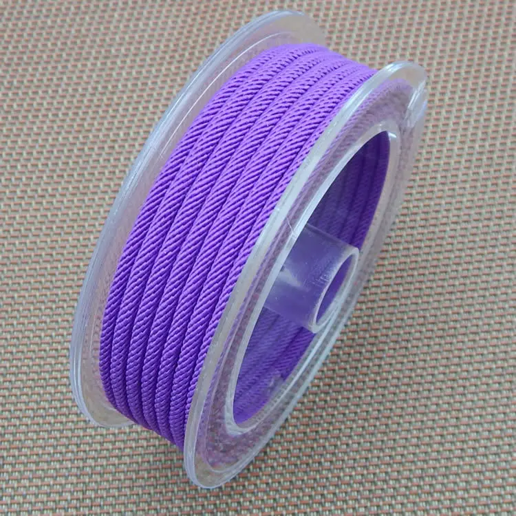 
factory direct free sample 3/4mm Practical multiple colors Chinese Knot Cord Milan line 