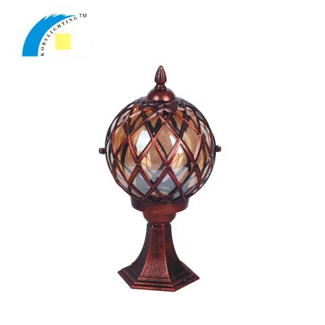main gate pillar light outdoor pedestal lantern decorative garden house fence post lights