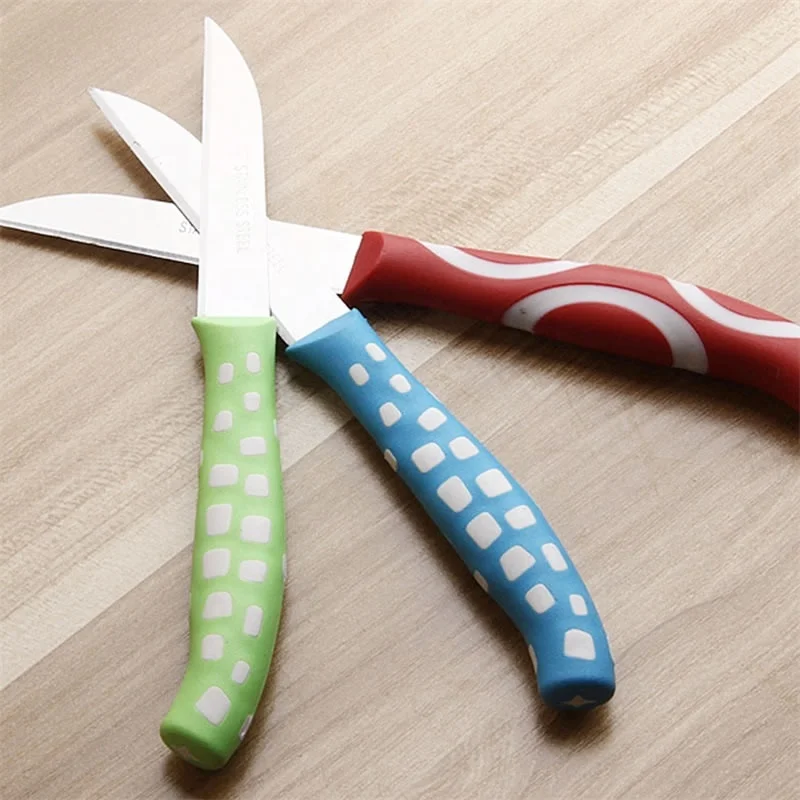 
YiJia hot sale 9pcs stainless steel fruit knife and fork set with box 