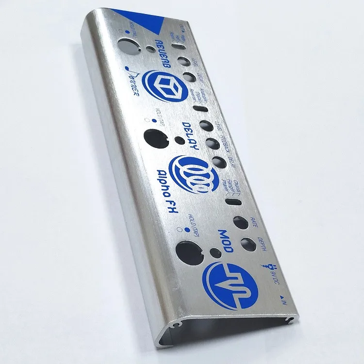  Алюминиевая алюминиевая передняя панель на заказ с ЧПУ для аудио пластина обработка окисления