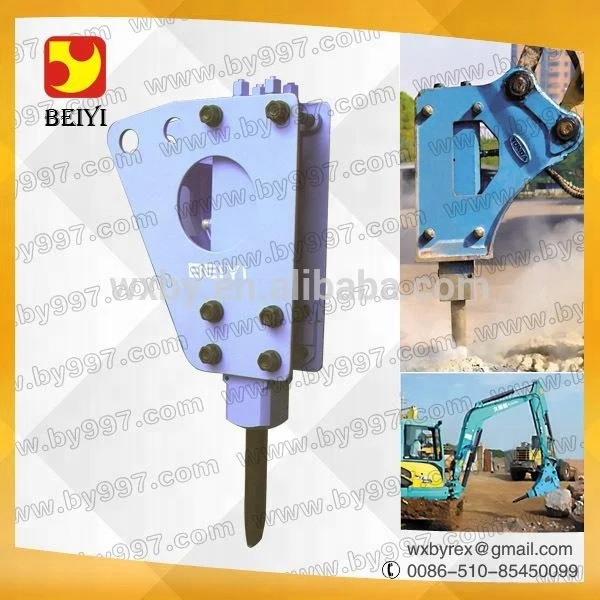 OEM 4-55T excavator/backhoe attachment hydraulic breaker hammer with chisel hydraulic rock breaker hydraulic hammer for loader
