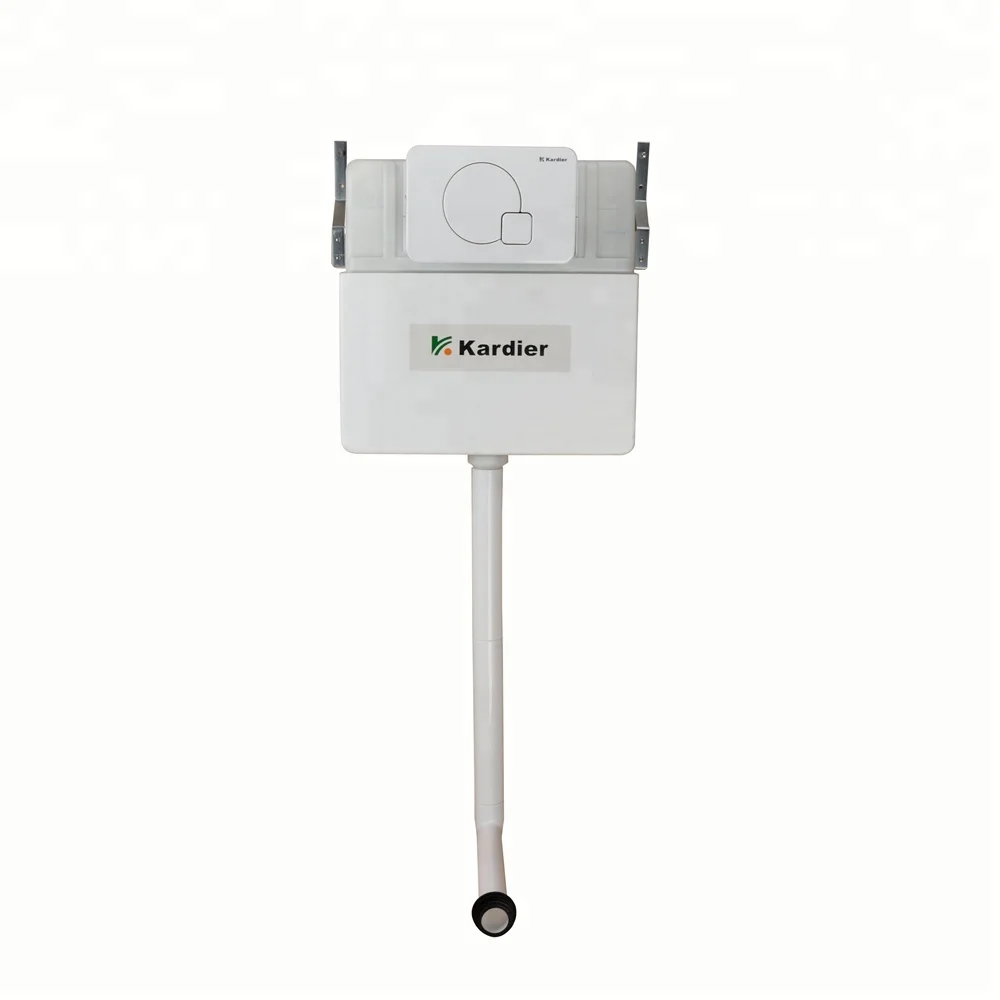 CE standard slim wall hanging toilet concealed flushing tank for squatting toilet pan