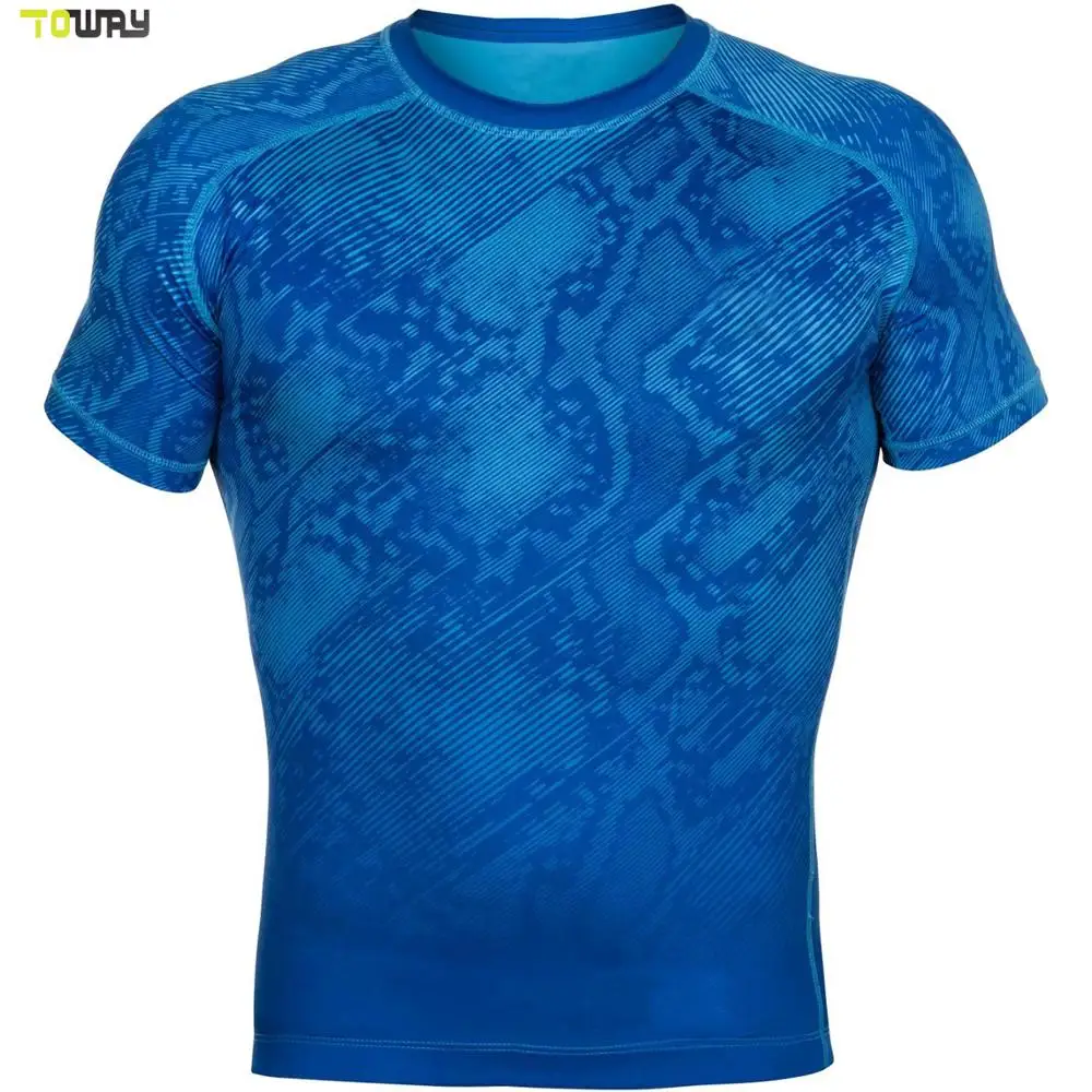 Sublimation custom printed rash guard