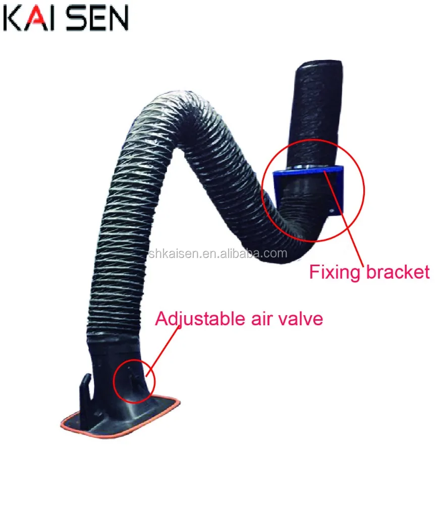 suction arms manufacturer for industry machine fume extractor