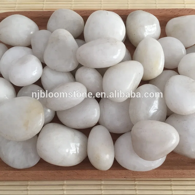 hot sale cheap garden white marble pebble polished pebble