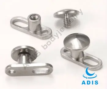 Хирургическая сталь бриллиант изготовленный на заказ микро дермальный якорь топы ювелирные изделия