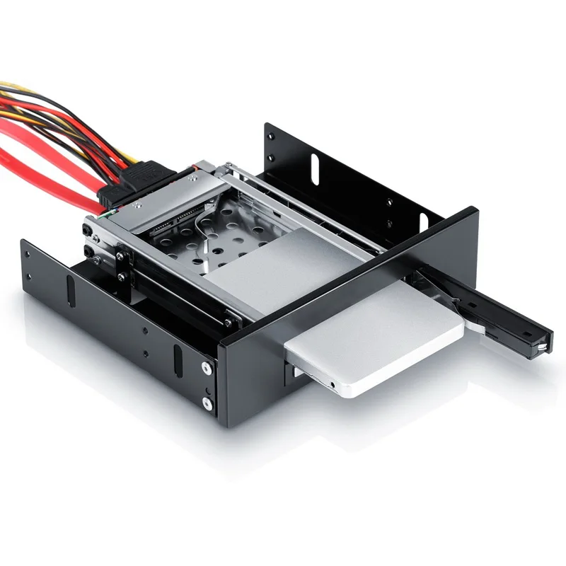 Swap Mobile Rack 2.5 inch for 2 Bay Dual 2.5inch Hard Drive Internal SATA III HDD SSD Backplane Frame