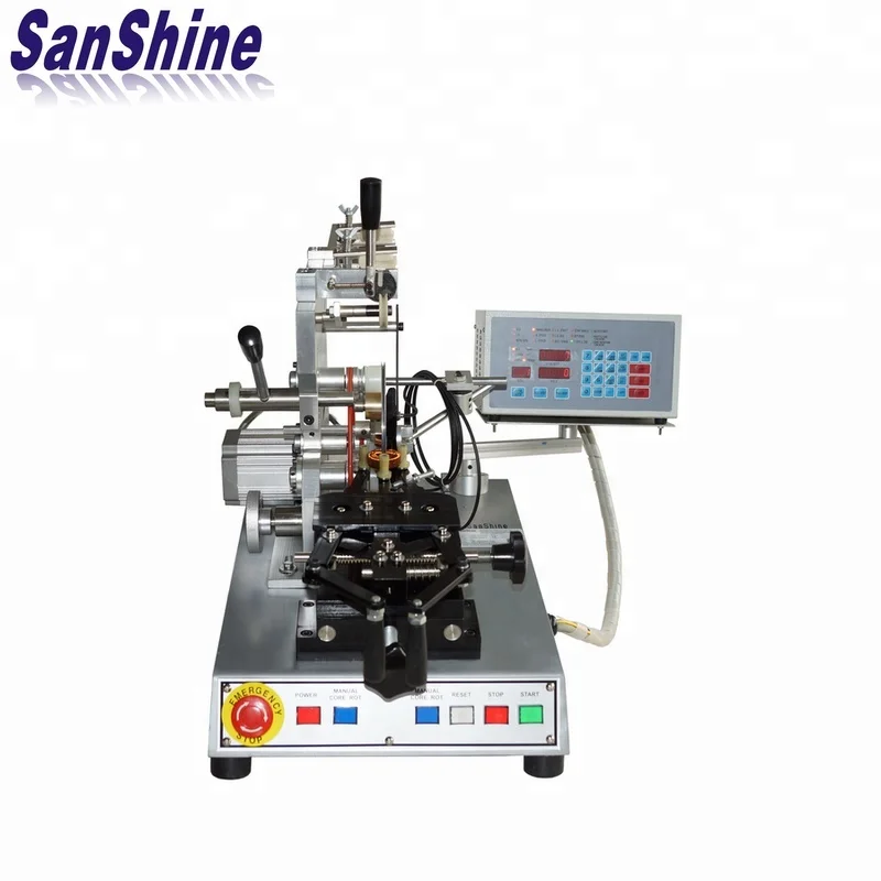 Toroid zero phase current transformer winding machine