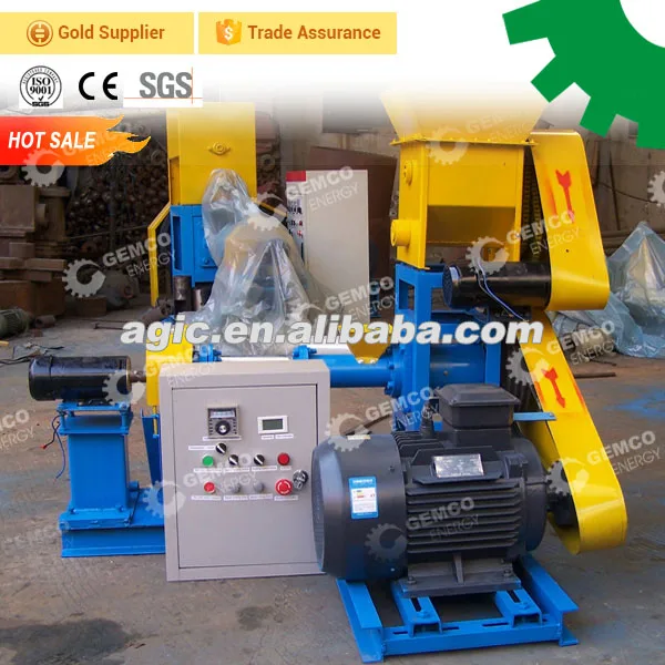 high capacity fish feed production machine floating fish feed pellet machine
