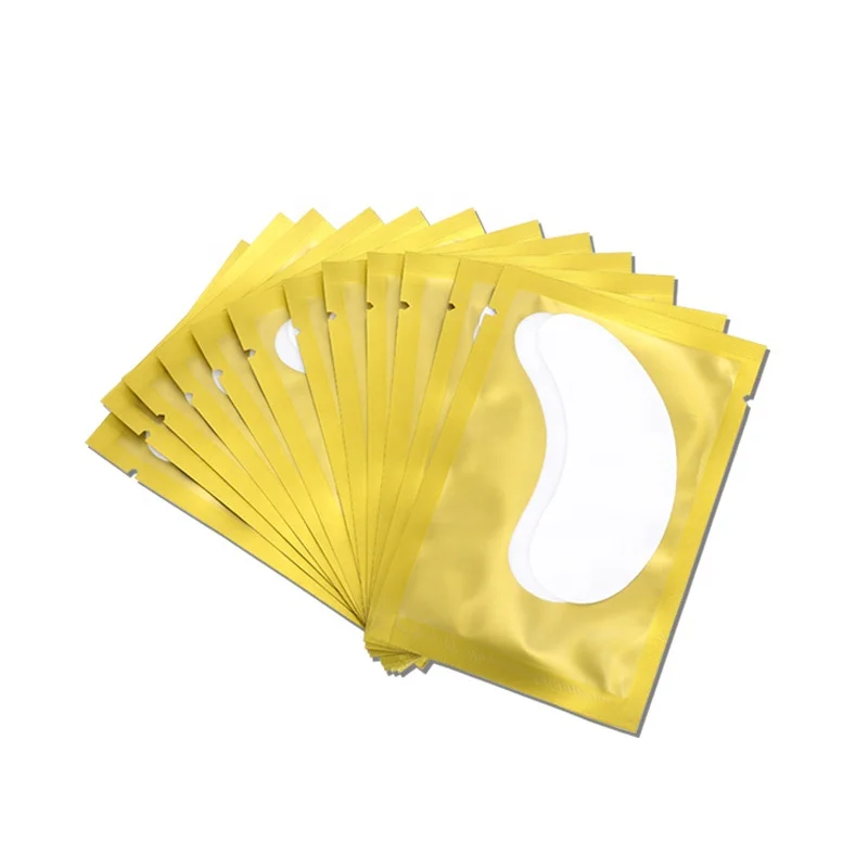 Private Label Hydrogel Adhesive Eye Patch Eyepad Moisture Eye Gel Patch For  Eyelash Extension