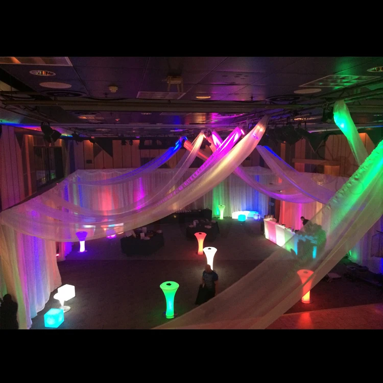 
New products battery power remote control glowing night club led table for bar 