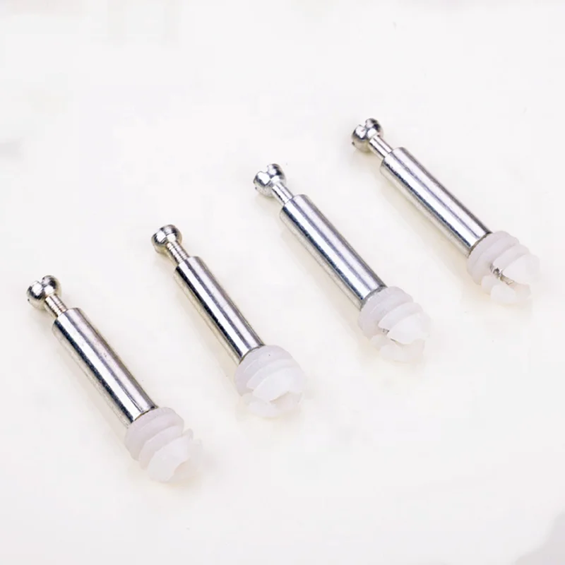 Zinc alloy fastener fittings 3 in 1 cam Lock connector minifix screw