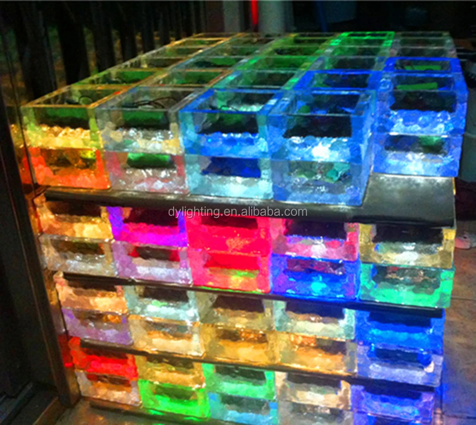 Stone Garden Brick Lamps Outdoor Led Solar Ice Brick Lights