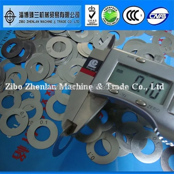 Stainless Steel Shim Washer 0.1mm 0.2mm 0.25mm 0.3mm 0.5mm 0.85mm