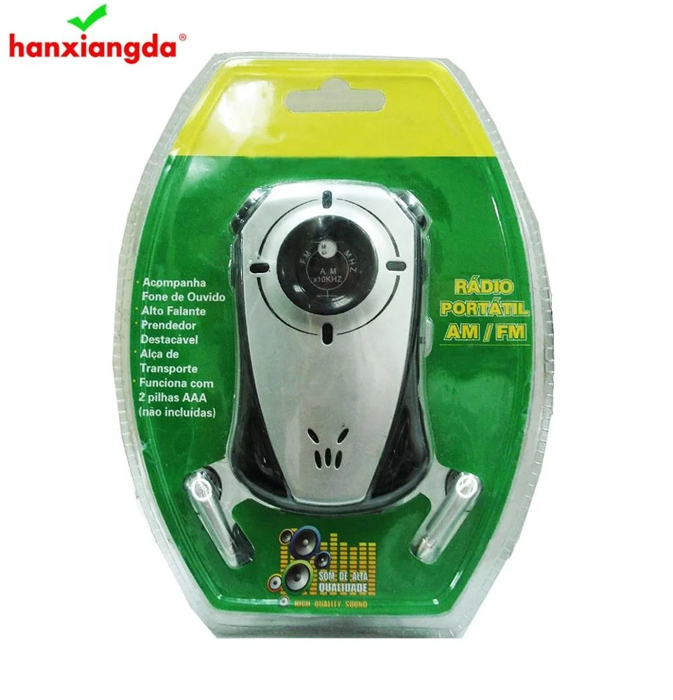 Factory AM FM Pocket Radio ideal for outdoor and indoor using