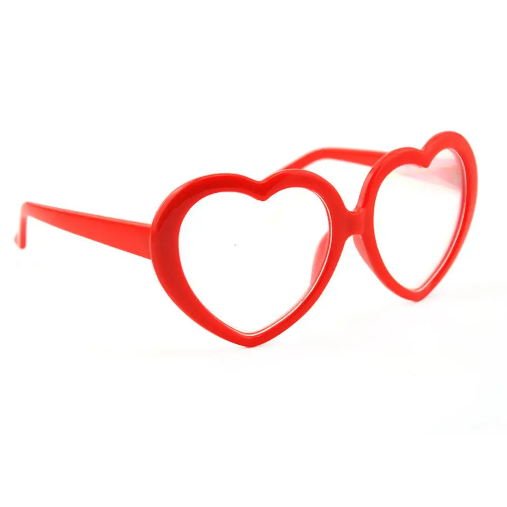 Love Lens Heart Diffraction Prism Fireworks Rave Gratings Refractive Glasses Plastic