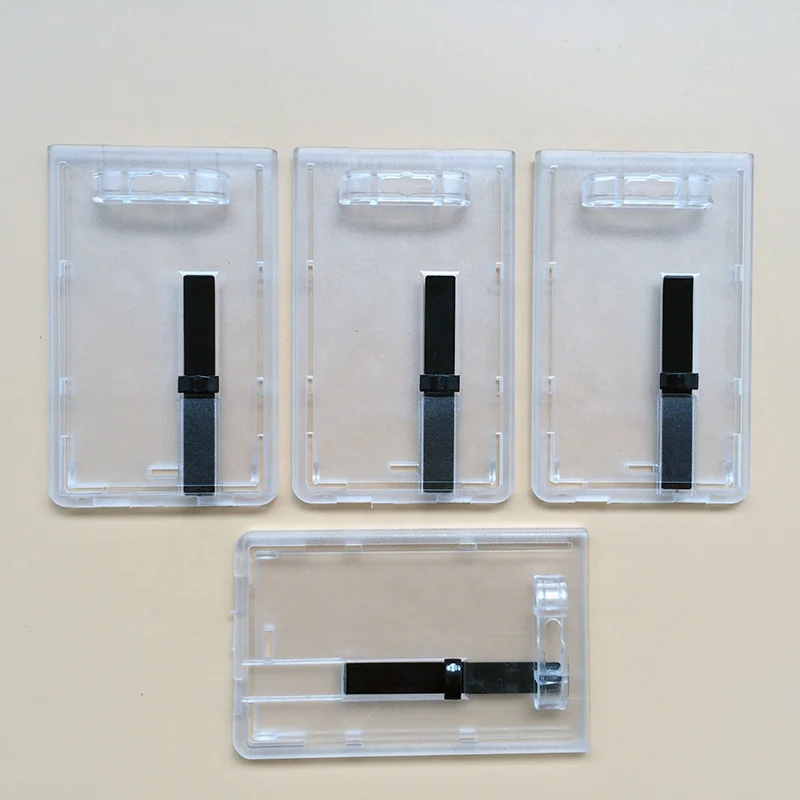 Molded rigid polycarbonate access proximity card dispenser with card slider