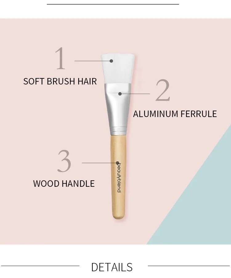 BLD Color Customized  Popular Lady Use Flat Mask Brush