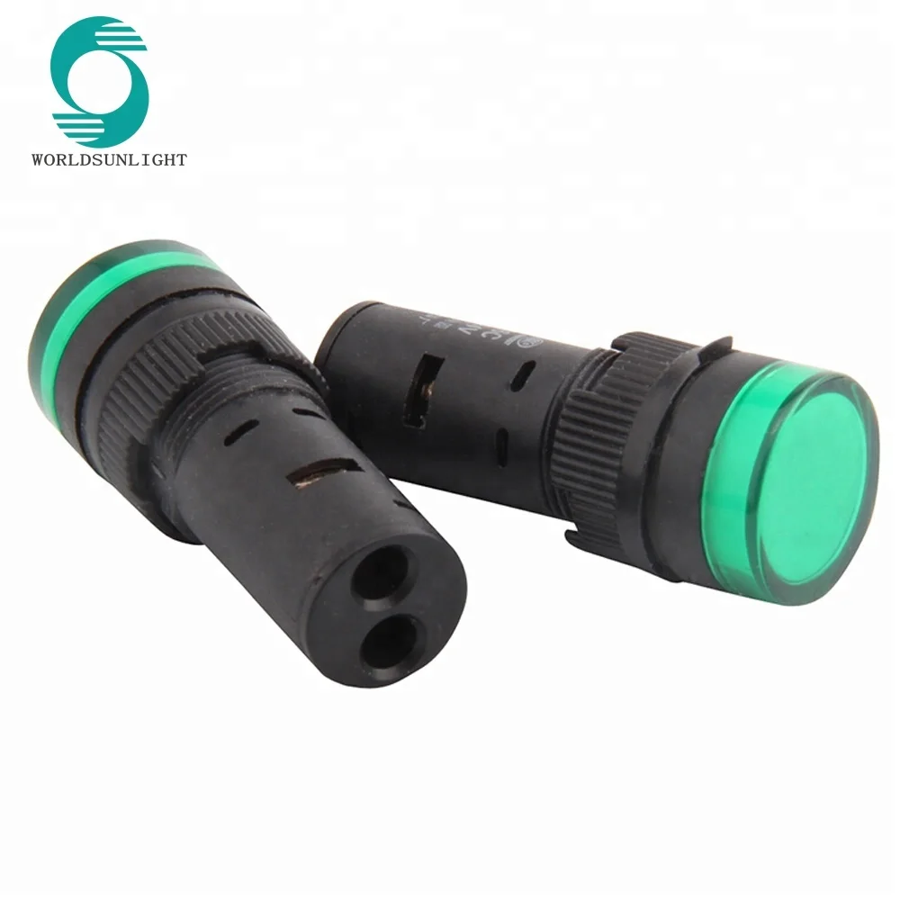 AD16-16C 16mm 6v 12v 24v 36v 48v 110v 220v 380v led indicator light