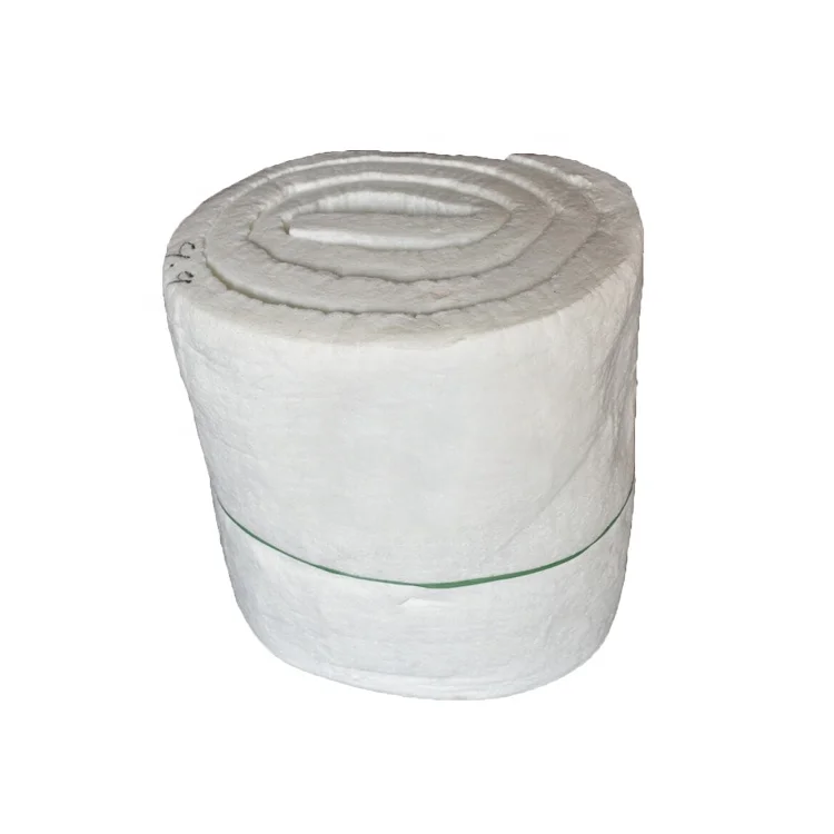 refractory wool 1400 celsius thermal insulation high aluminum silicate ceramic fiber blanket for heating furnace fireproof