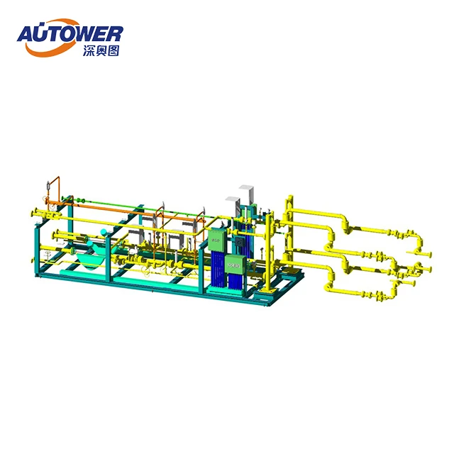 Low temperature AISI SS316 Distribution LPG/LNG Top and Bottom Loading Packages with loading arm flowmeter batch controller