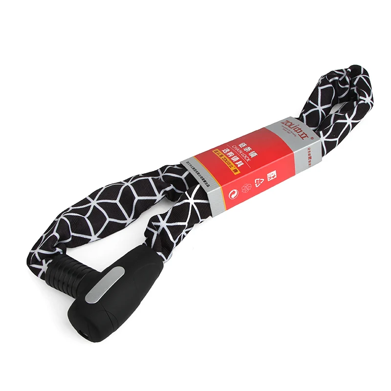 ZOLi anti-theft bicycle Chain lock Motorcycle Lock Reflective Cloth steel Chain Lock 85902-1