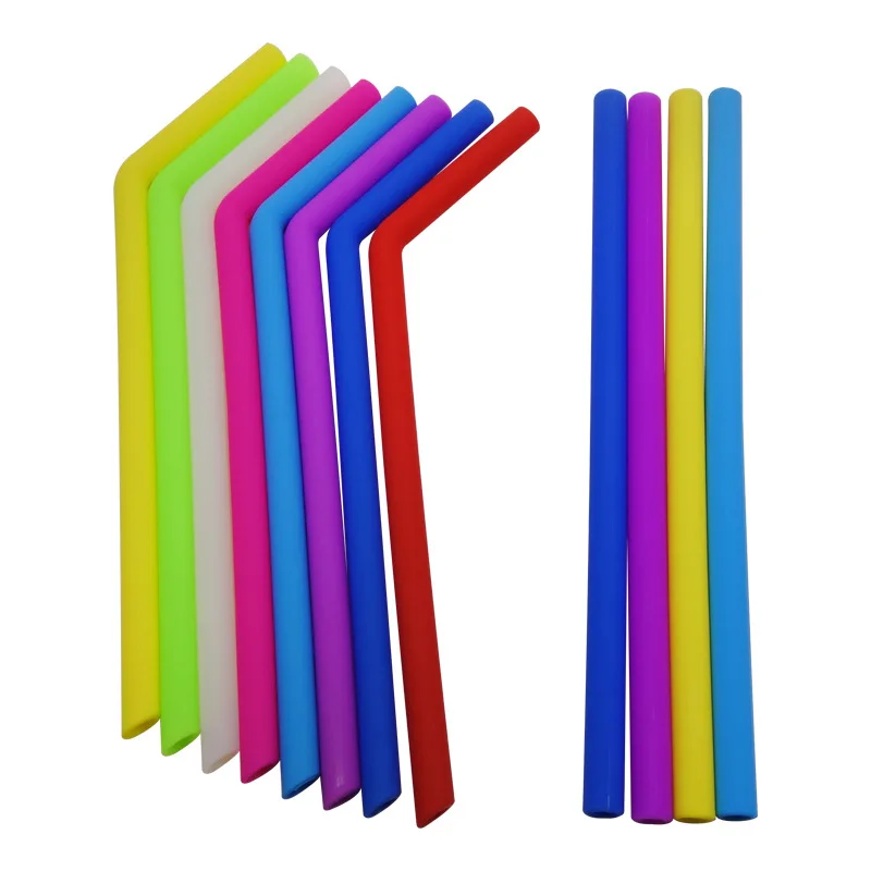 
BPA Free Reusable Metal Straws, Stainless Steel Drinking Straws, Silicone Straws 