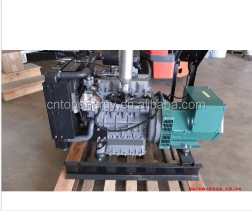 Kubota приведенный в действие одиночная фаза 3 цилиндра 6.5kw 62DB дизельный двигатель с водяным охлаждением Сделано Китае-генераторная установка