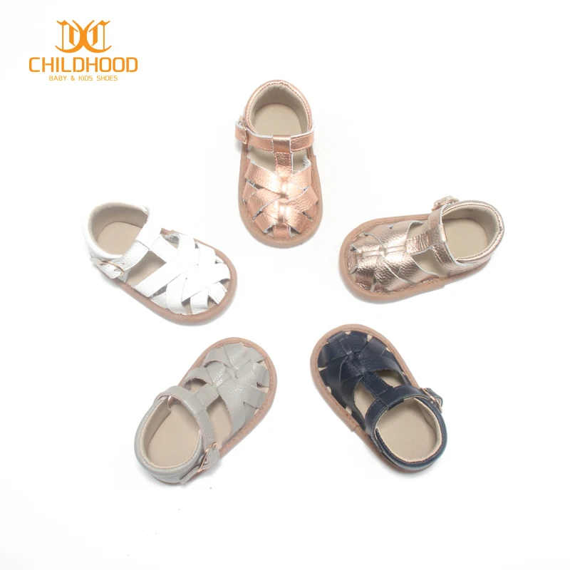 Custom Made Genuine Leather Baby Boy Soft Sandals