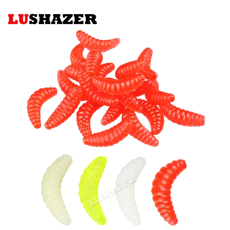 
 Червячная приманка 0,4 г, 2 см, пластиковые рыболовные приманки, плавающая приманка для окуня  