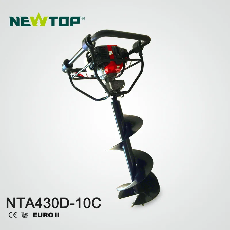 Gasoline drilling machine NTA430D-10C Ground Ice Drill hand manual earth soil auger