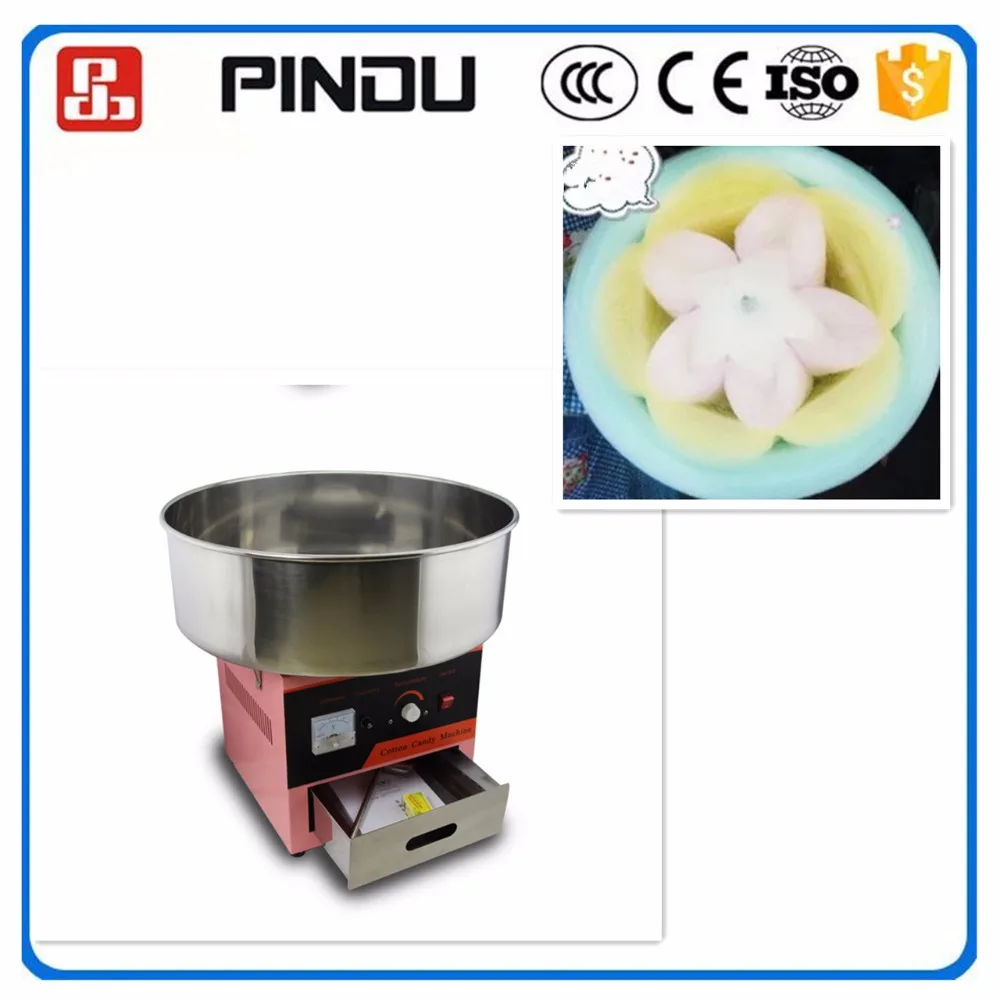 flower cotton candy floss maker machine