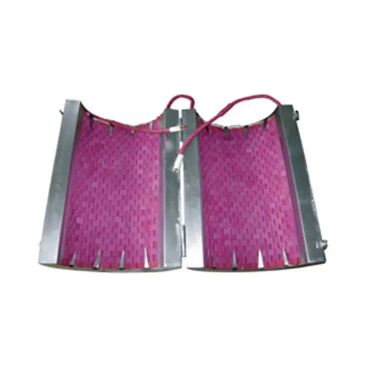 Tracked welding preheating heater ceramic heater plate flexible ceramic pad