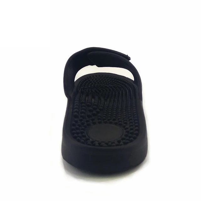 Greatshoe China manufacturer slide sandal custom logo,comfortable massage slipper men slide sandal